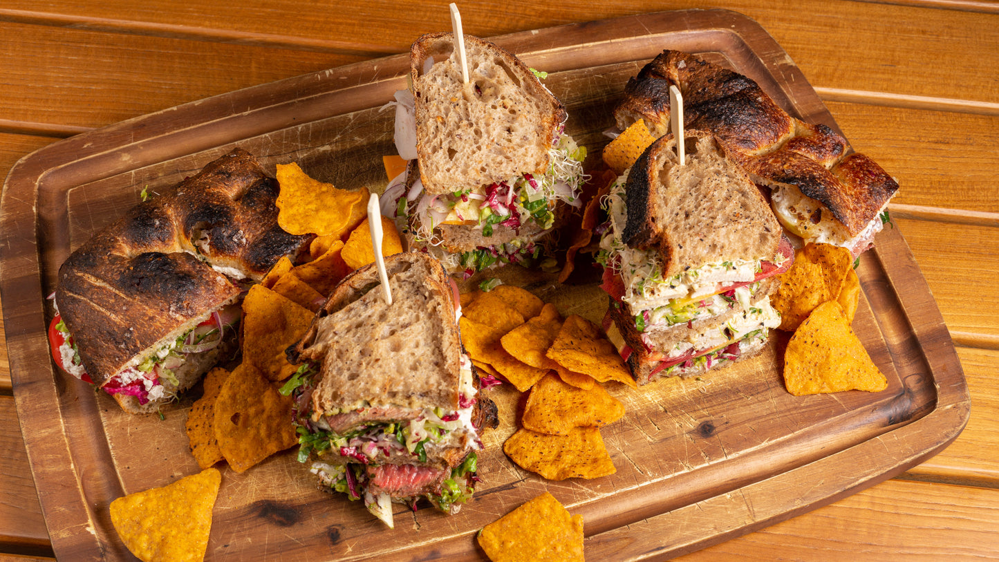 Tray: 10 Half Sandwiches (small)